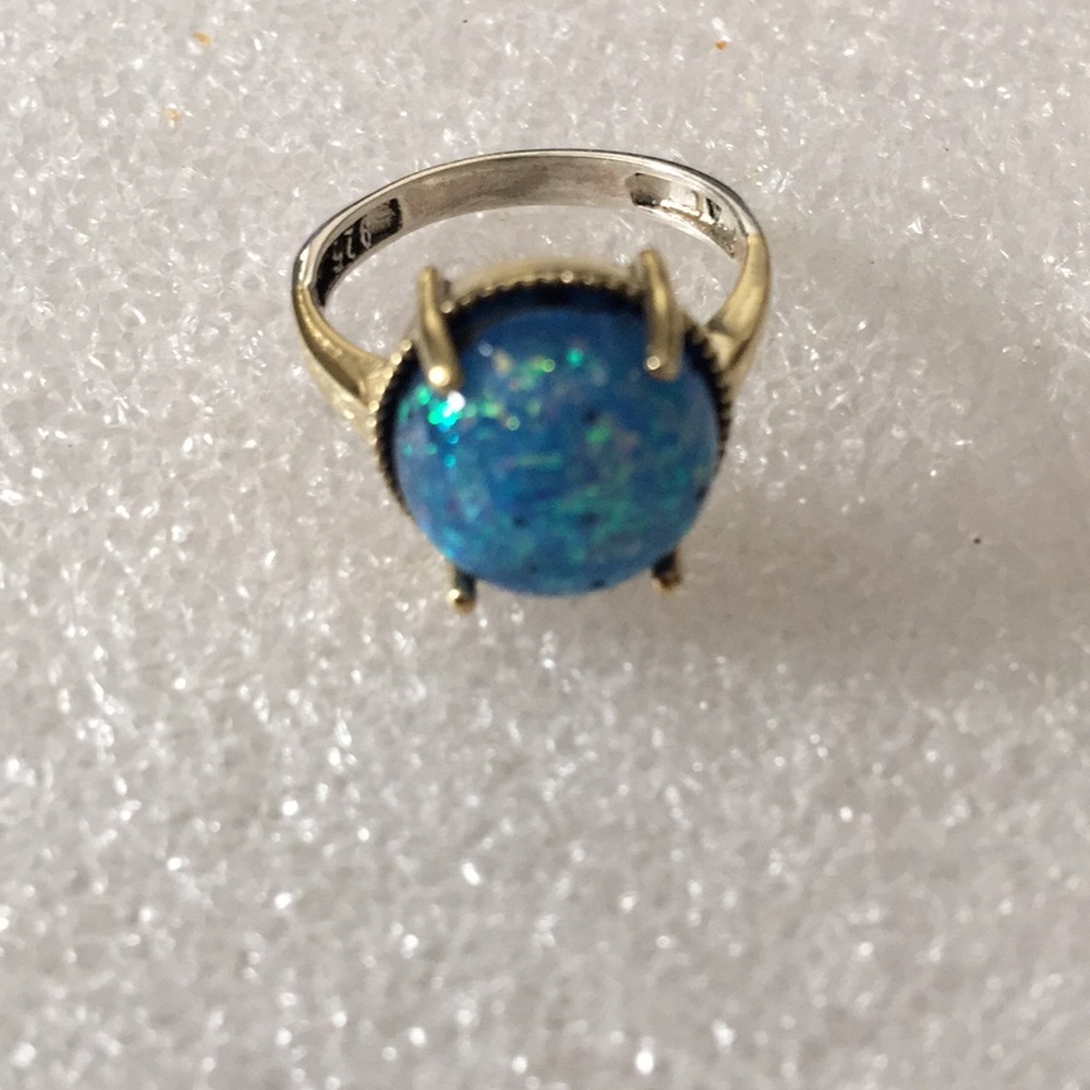 925 opal (lap) ring